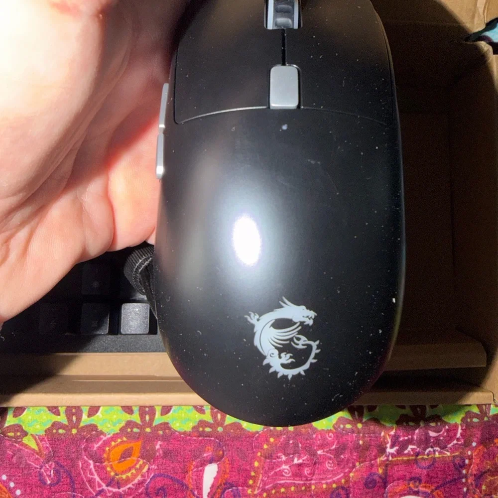 MSI Gaming Keyboard and Mouse Combo - Black and Brown
